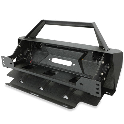 Steel Stubby Front Bumper w/Winch Plate For 2010-2021 Toyota 4Runner 5th Gen