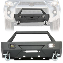 Steel Stubby Front Bumper w/Winch Plate For 2010-2021 Toyota 4Runner 5th Gen