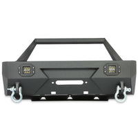 Load image into Gallery viewer, YIKATOO® Steel Stubby Front Bumper w/Winch Plate For 2010-2021 Toyota 4Runner 5th Gen
