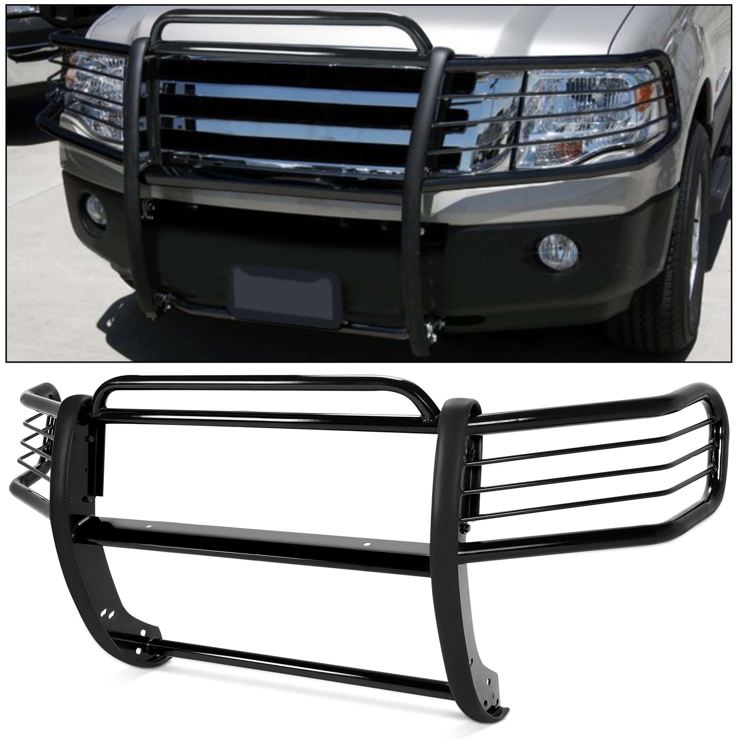 bumper brush grille Grill Guard in black for 2001-2007 Ford Escape 2X4 4X4