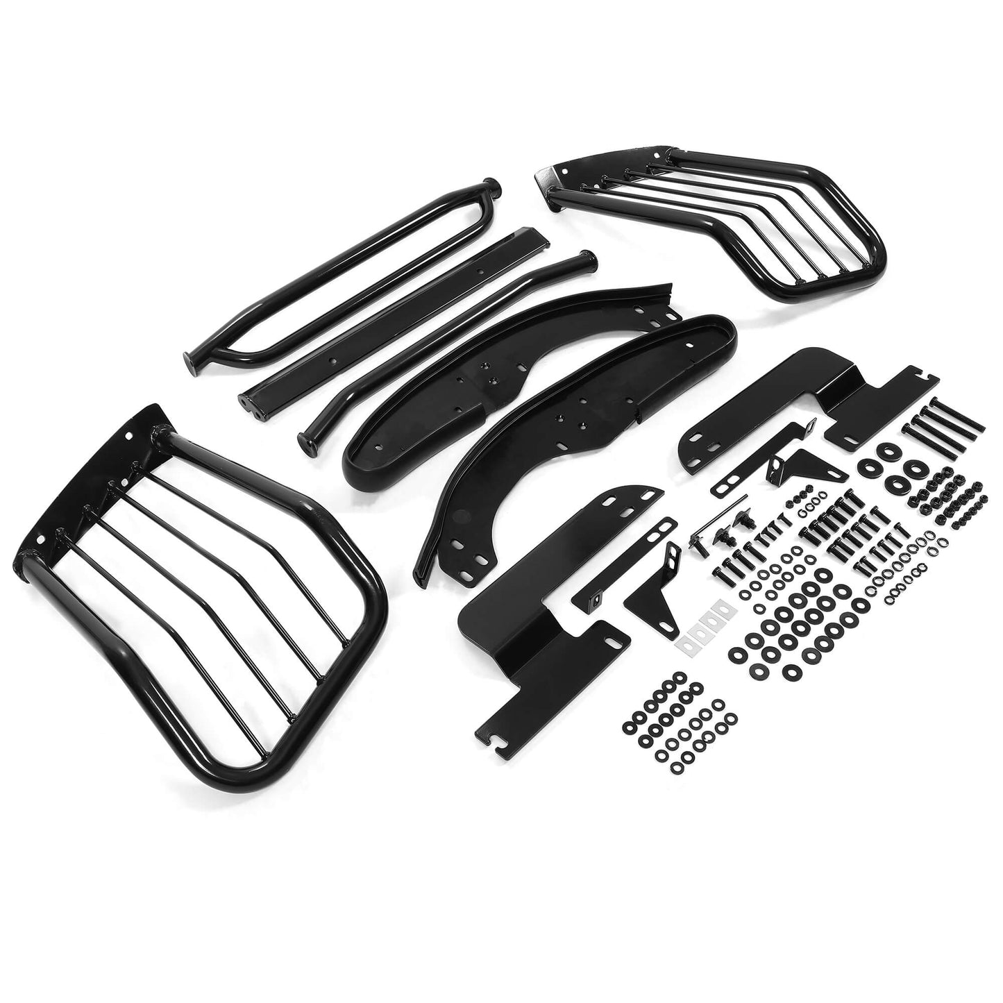Grill Brush Guard Bumper Bar in Black Fits 2005-2012 Chevy Colorado GMC Canyon