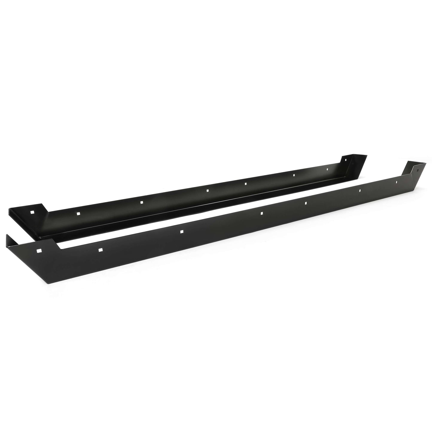2PCS Black Steel Rock Sliders Rock Panel Fit Hmmwv M998 M1038 Powder Coated