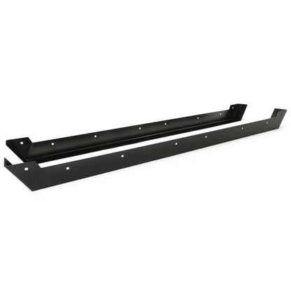 2PCS Black Steel Rock Sliders Rock Panel Fit Hmmwv M998 M1038 Powder Coated