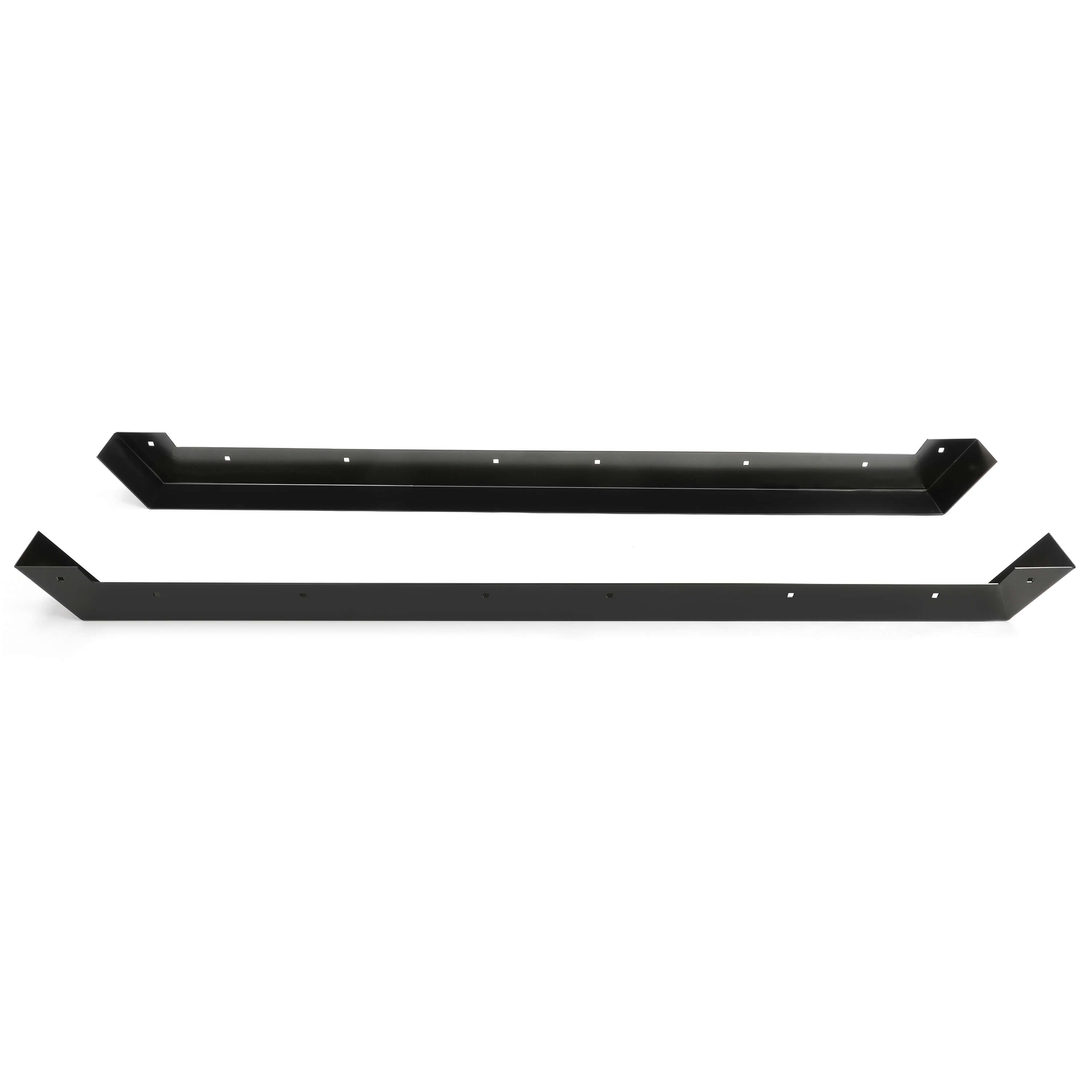 2PCS Black Steel Rock Sliders Rock Panel Fit Hmmwv M998 M1038 Powder Coated