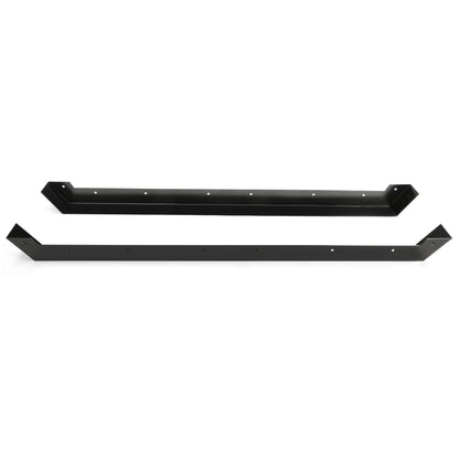 2PCS Black Steel Rock Sliders Rock Panel Fit Hmmwv M998 M1038 Powder Coated
