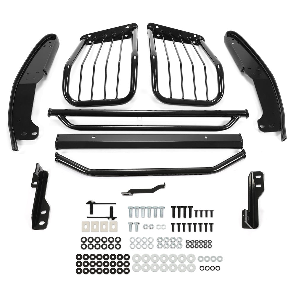 Brush Grille Guard Compatible with 2002-2006 Chevy Avalanche 1500 (with Body Cladding)