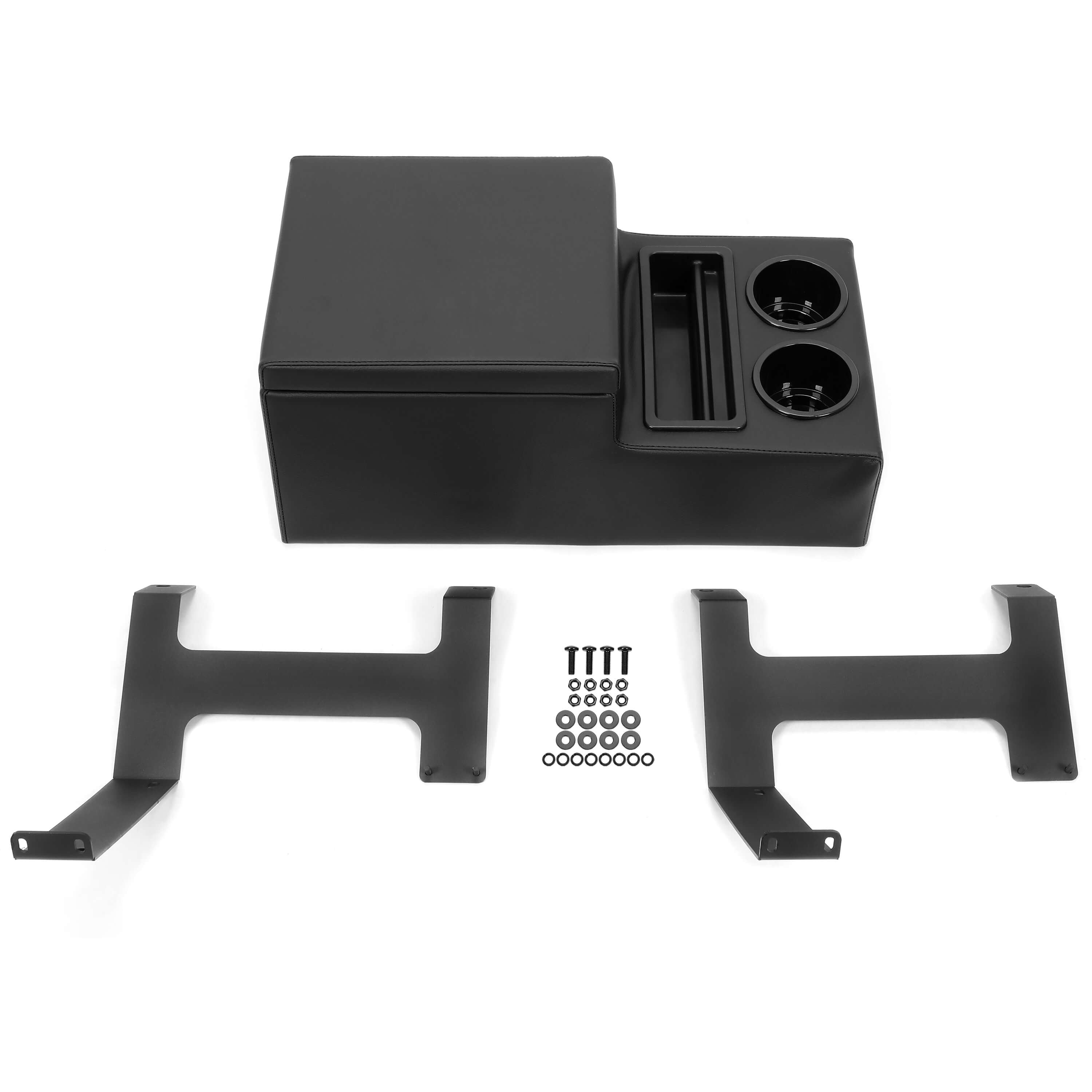Black Console Kit For Chevy Tahoe Suburban GMC Yukon XL Police Vehicle 2007-2014