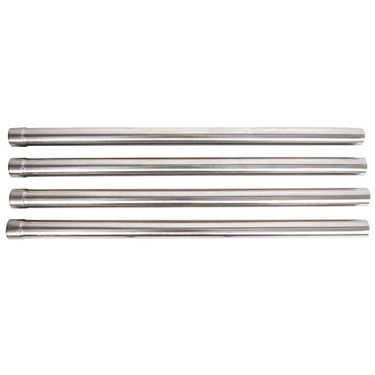 Universal 2.5 Inches Custom Stainless Steel Mandrel-Bent Exhaust Tubing Kit - Straight and U-Bend Pipes