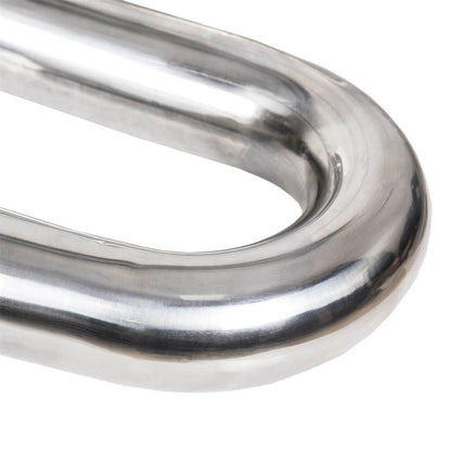 Universal 2.5 Inches Custom Stainless Steel Mandrel-Bent Exhaust Tubing Kit - Straight and U-Bend Pipes