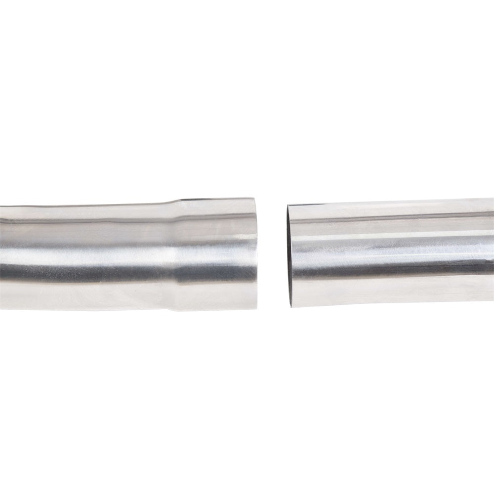Universal 2.5 Inches Custom Stainless Steel Mandrel-Bent Exhaust Tubing Kit - Straight and U-Bend Pipes