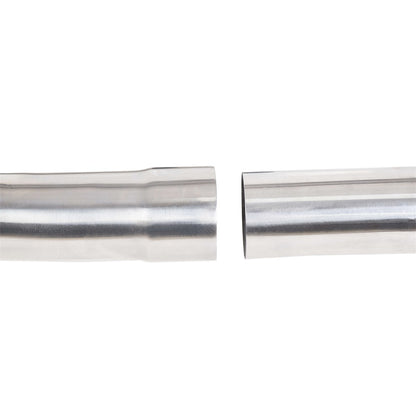 Universal 2.5 Inches Custom Stainless Steel Mandrel-Bent Exhaust Tubing Kit - Straight and U-Bend Pipes