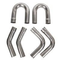 Load image into Gallery viewer, YIKATOO® 2.5&quot; Stainless Steel DIY Custom Mandrel Exhaust Pipe Straight &amp; Bend Kit-junior
