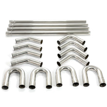 2.5ââ‚?Custom Exhaust Tubing Mandrel Bend Pipe Straight U-Bend 90 Degree Kit 16PCS