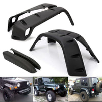 Load image into Gallery viewer, YIKATOO® Extended Fender Flares Kit for 1997-2006 Jeep Wrangler TJ,6PC 7&quot; Wide Black Pocket
