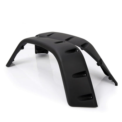Extended Fender Flares Kit for 1997-2006 Jeep Wrangler TJ,6PC 7 Inches Wide Black Pocket