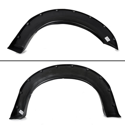 Ford 1999-2007 F250 F350 Super Duty 4PC Pocket Rivet Style Fender Flares Black