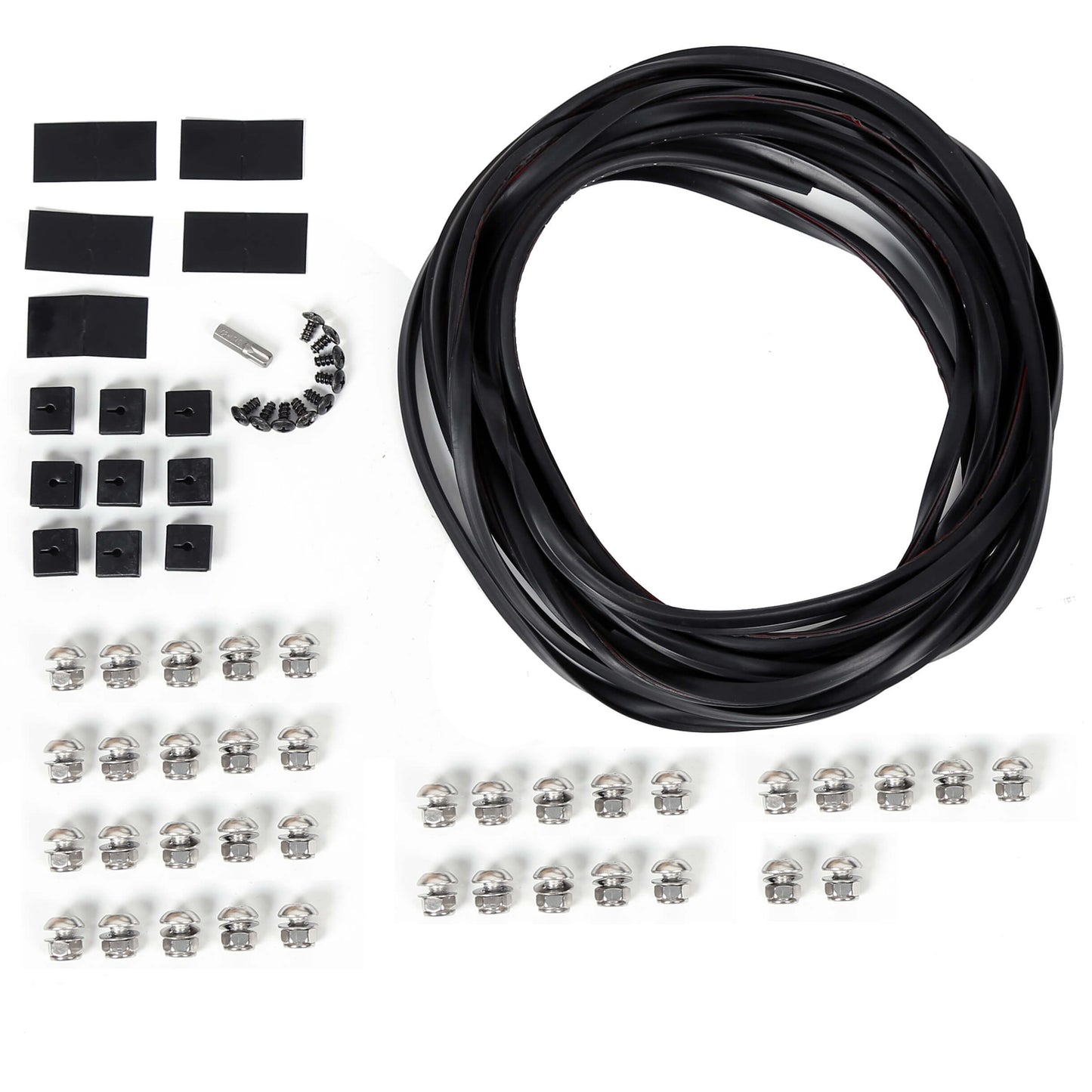 Ford 1999-2007 F250 F350 Super Duty 4PC Pocket Rivet Style Fender Flares Black