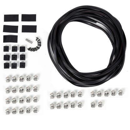 Ford 1999-2007 F250 F350 Super Duty 4PC Pocket Rivet Style Fender Flares Black