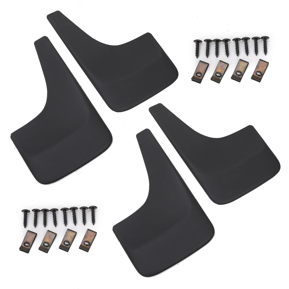 Mud Flap Splash Guard 4 Pcs Compatible with 2001-2014 Chevy Chevrolet Silverado Tahoe Avalanche Suburban