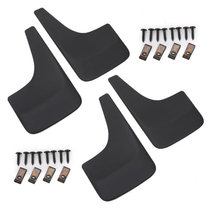 Mud Flap Splash Guard 4 Pcs Compatible with 2001-2014 Chevy Chevrolet Silverado Tahoe Avalanche Suburban