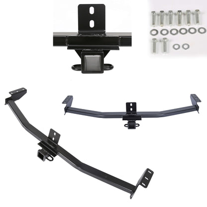 2 Inches Class-3 Tow Hitch Receiver Powder Coat for Acura MDX 2001-2006 Honda Pilot 2003-2008