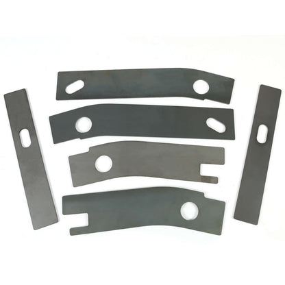 6pc Frame Repair Rusted Shackle Weld Plate Rear for 1986-1995 Jeep Wrangler YJ