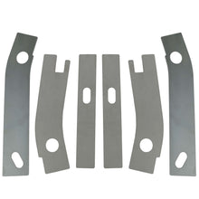 6pc Frame Repair Rusted Shackle Weld Plate Rear for 1986-1995 Jeep Wrangler YJ