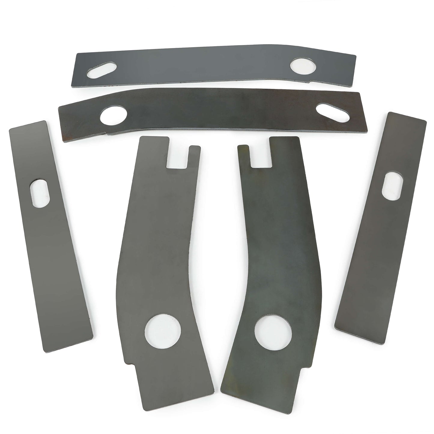 6pc Frame Repair Rusted Shackle Weld Plate Rear for 1986-1995 Jeep Wrangler YJ