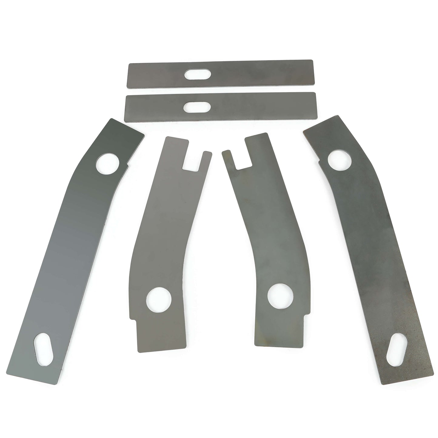 6pc Frame Repair Rusted Shackle Weld Plate Rear for 1986-1995 Jeep Wrangler YJ