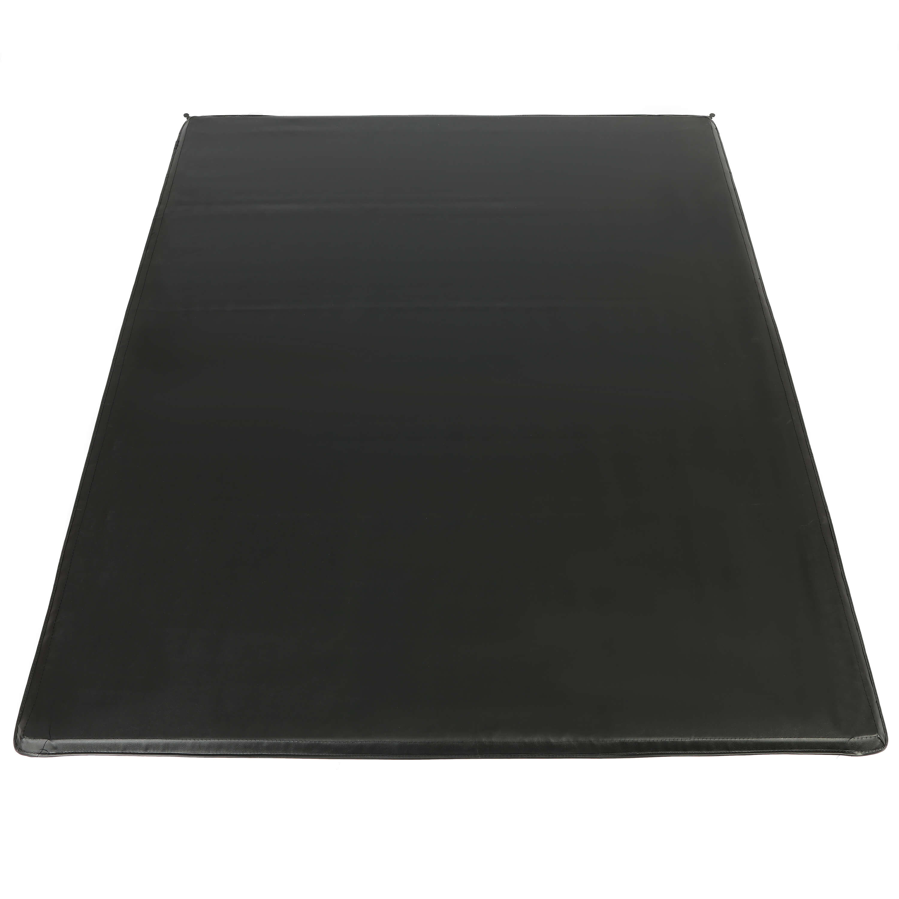 Roll-up Soft Truck Tonneau Cover Compatible with 2007-2014 GMC Sierra/Chevy Silverado 1500/2500HD/3500HD with 6.5' Bed Black Sailcloth Fold
