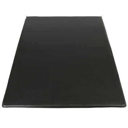 Roll-up Soft Truck Tonneau Cover Compatible with 2007-2014 GMC Sierra/Chevy Silverado 1500/2500HD/3500HD with 6.5' Bed Black Sailcloth Fold