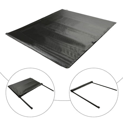 Soft Roll-Up Tonneau Cover Truck Bed Compatible with 1999-2007 Chevy Silverado GMC Sierra 1500 2500 3500 & HD