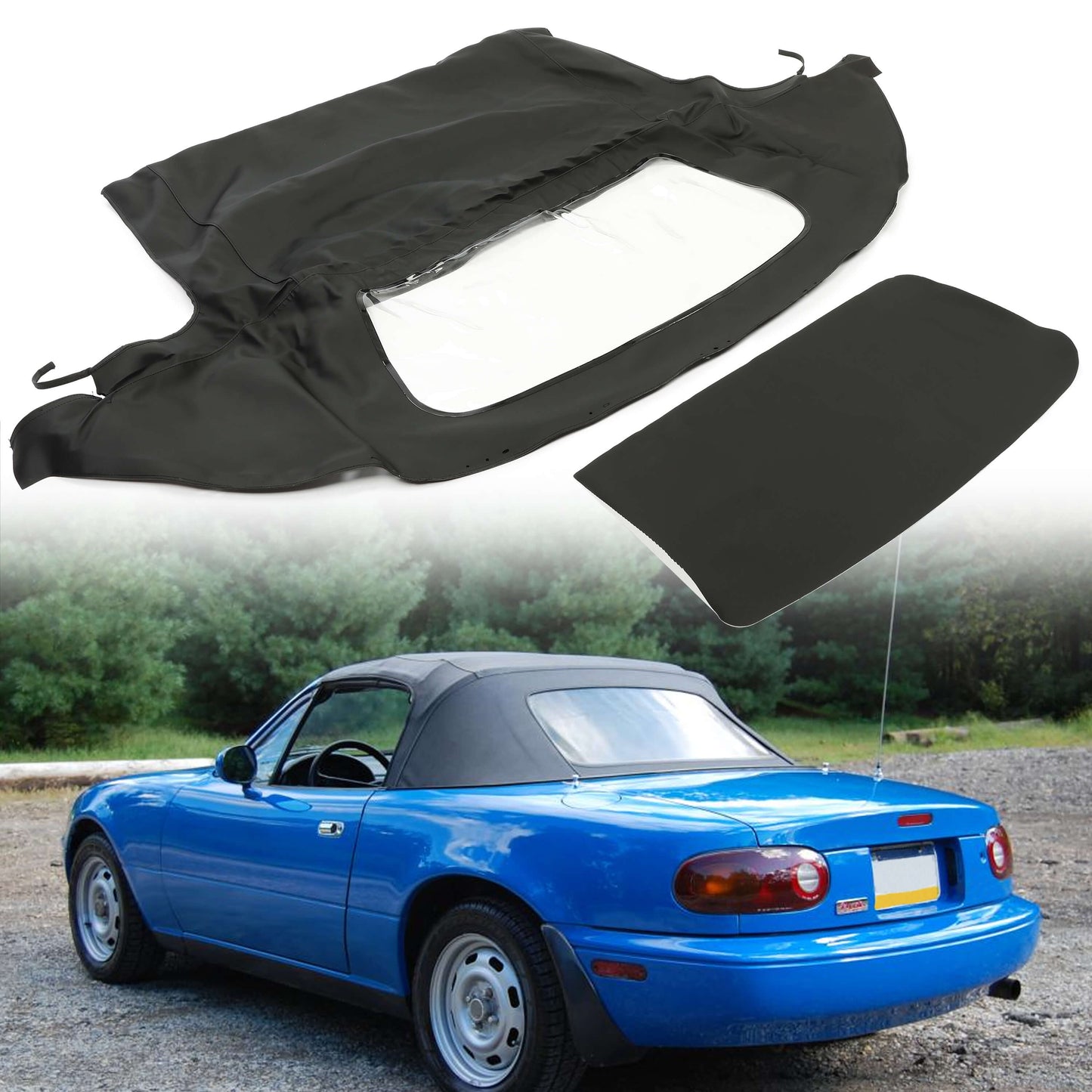 Soft Top Window Cabrio Fits Mazda Miata M Edition STO Convertible 1.8L 1990-2005