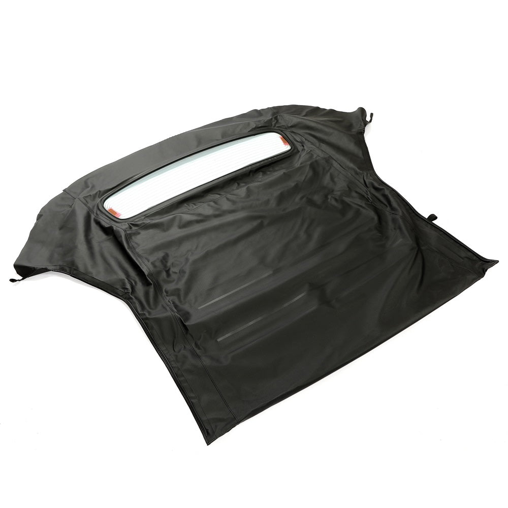 Black Canvas Soft Top w/ Heated Glass Window For 2005-2014 Ford Mustang Convertible