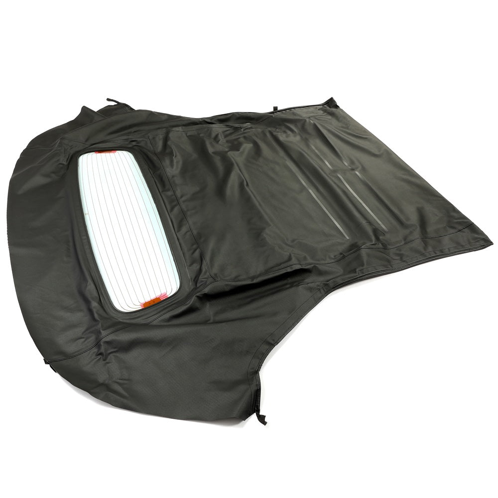 Black Canvas Soft Top w/ Heated Glass Window For 2005-2014 Ford Mustang Convertible