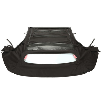 Black Canvas Soft Top w/ Heated Glass Window For 2005-2014 Ford Mustang Convertible