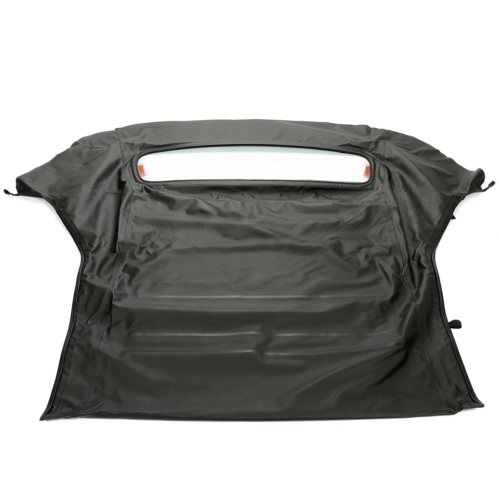 Black Canvas Soft Top w/ Heated Glass Window For 2005-2014 Ford Mustang Convertible