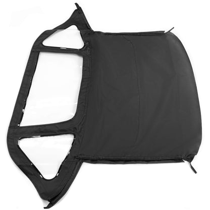 Black Convertible Soft Top & Plastic Windows For 71-81 Triumph Spitfire Mark