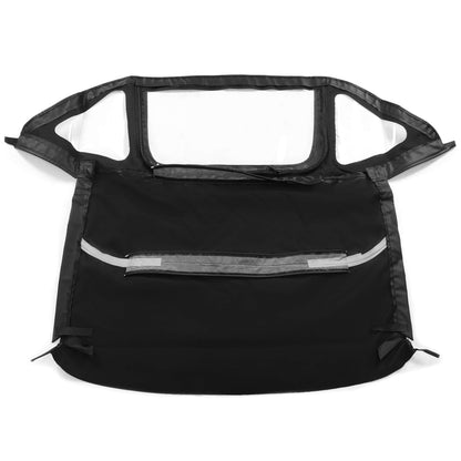 Black Convertible Soft Top & Plastic Windows For 71-81 Triumph Spitfire Mark