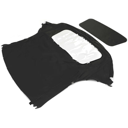 Soft Top Replacement & Plastic window Black&Clear For 1997-2002 Porsche Boxster S