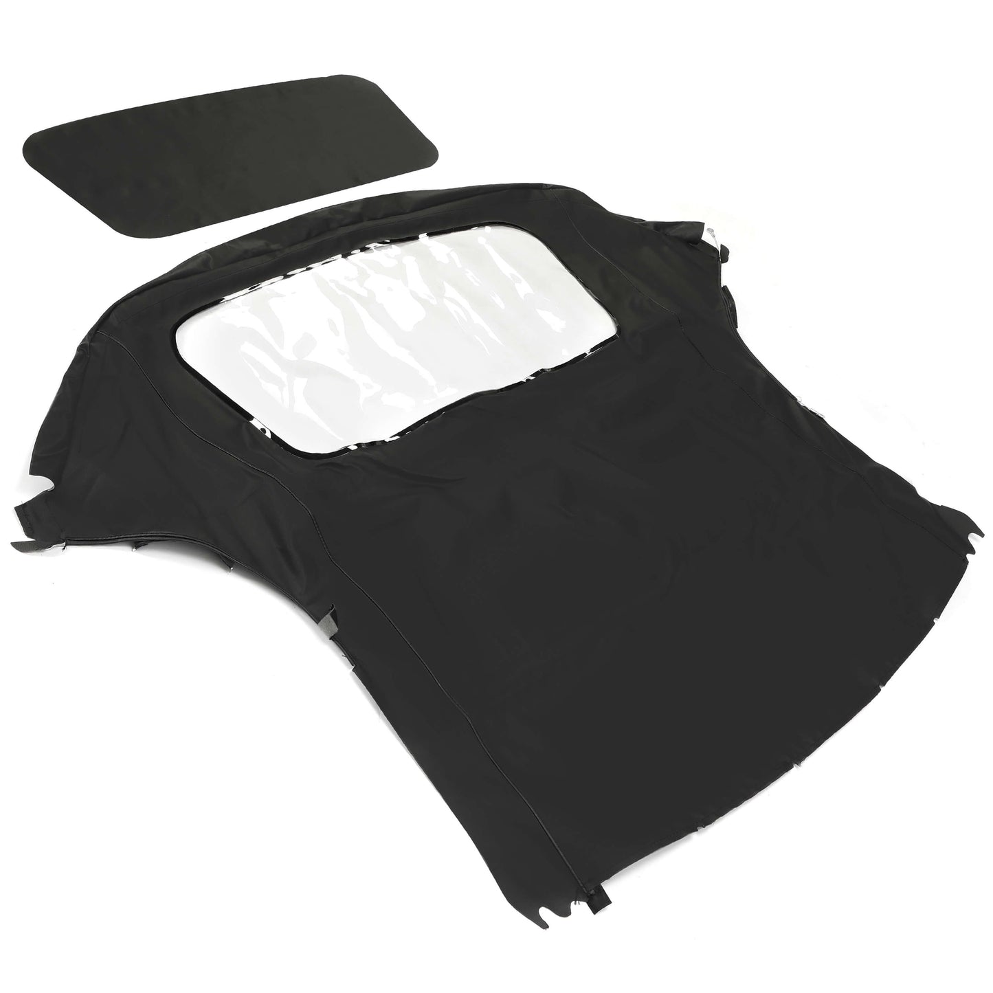 Soft Top Replacement & Plastic window Black&Clear For 1997-2002 Porsche Boxster S