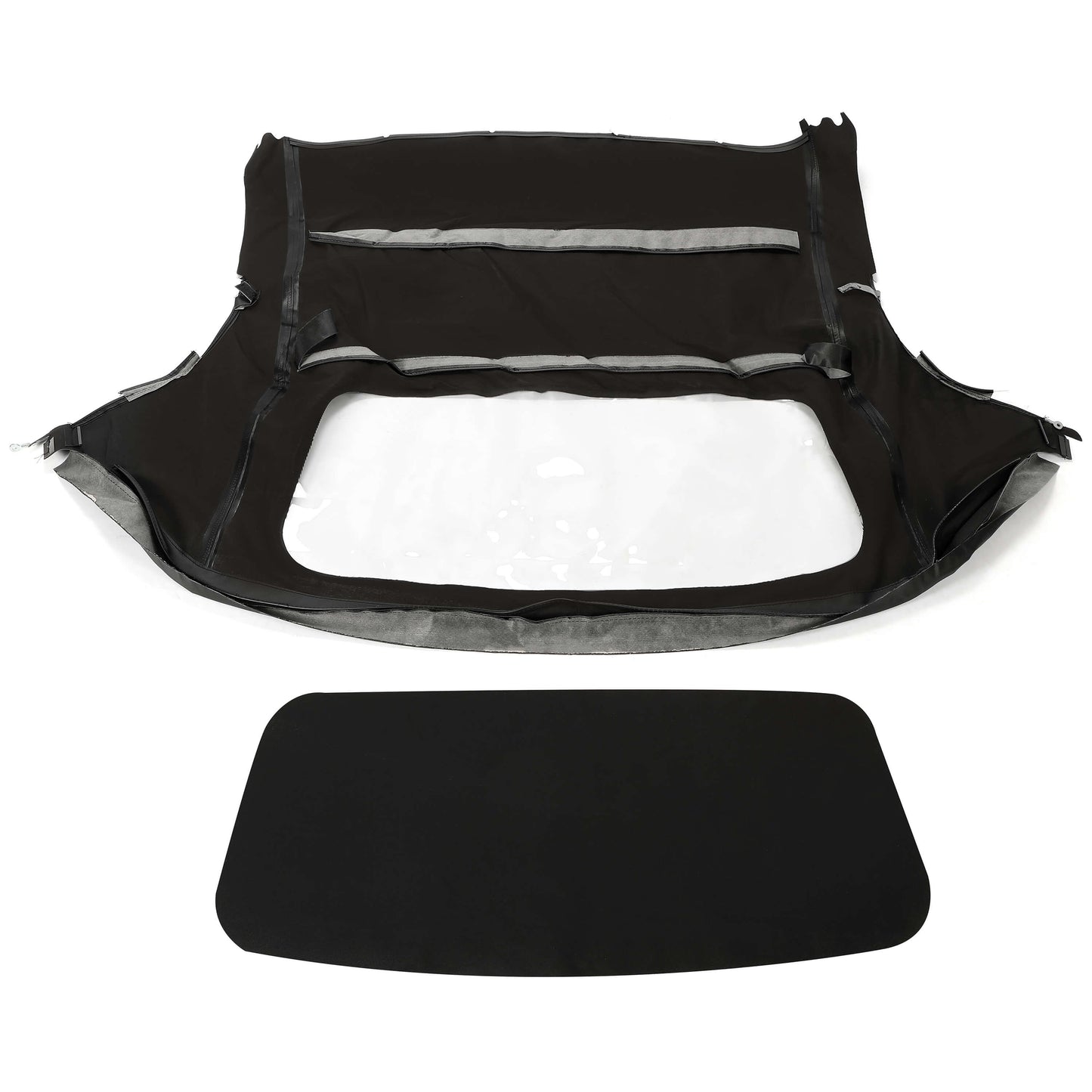 Soft Top Replacement & Plastic window Black&Clear For 1997-2002 Porsche Boxster S