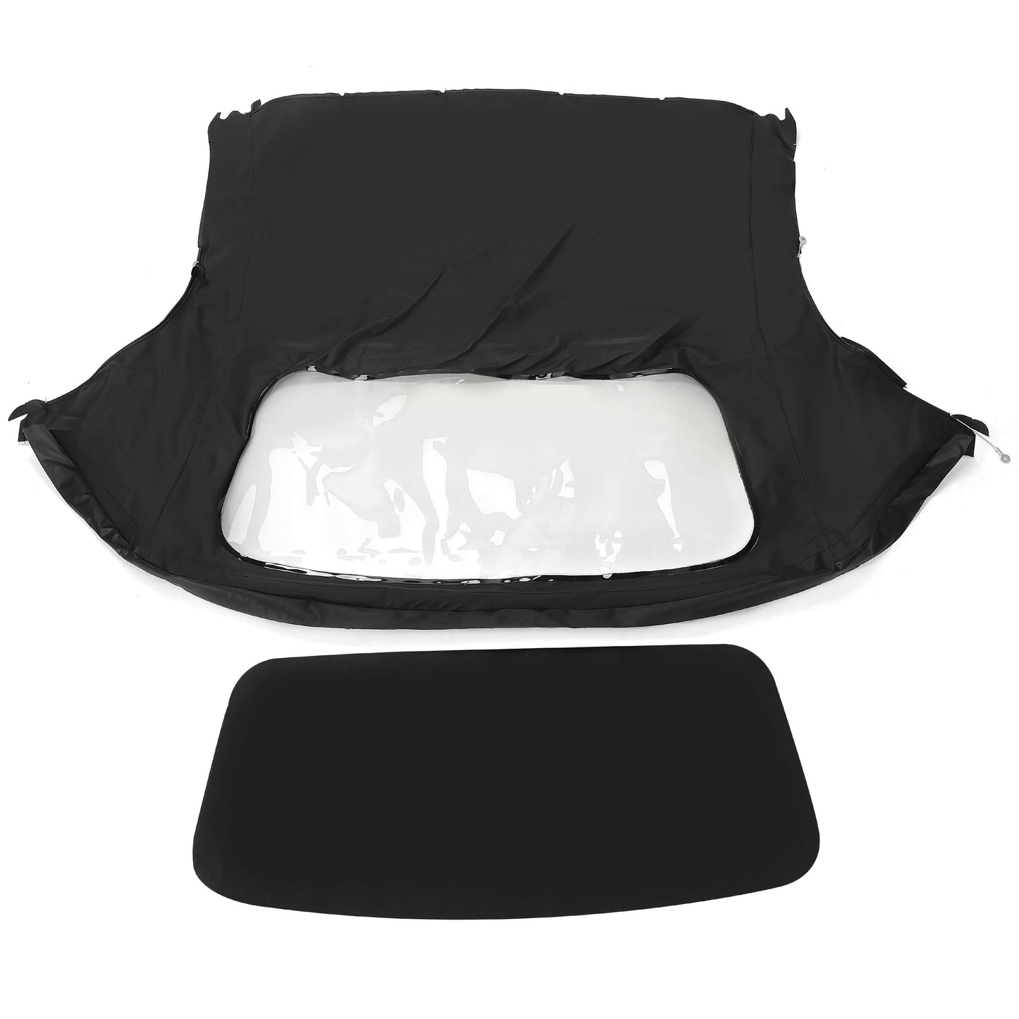 Soft Top Replacement & Plastic window Black&Clear For 1997-2002 Porsche Boxster S