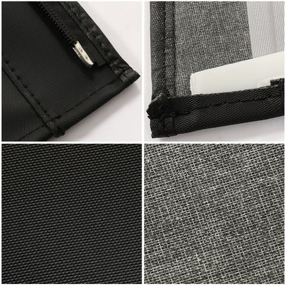 Convertible Soft Top Roof Compatible with 1988-1995 Jeep Wrangler YJ with Factory Squared Style Upper Doors ONLY