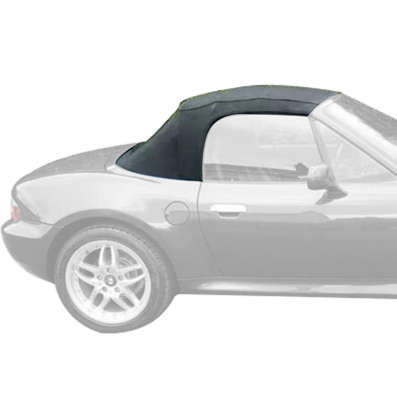 YIKATOO® Convertible Soft Top Roof with Plastic Window Compatible with 1996-2002 BMW Z3 & M Roadster Convertibles（Black）