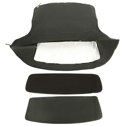 Convertible Soft Top Roof with Plastic Window Compatible with 1996-2002 BMW Z3 & M Roadster Convertibles£¨Black£©