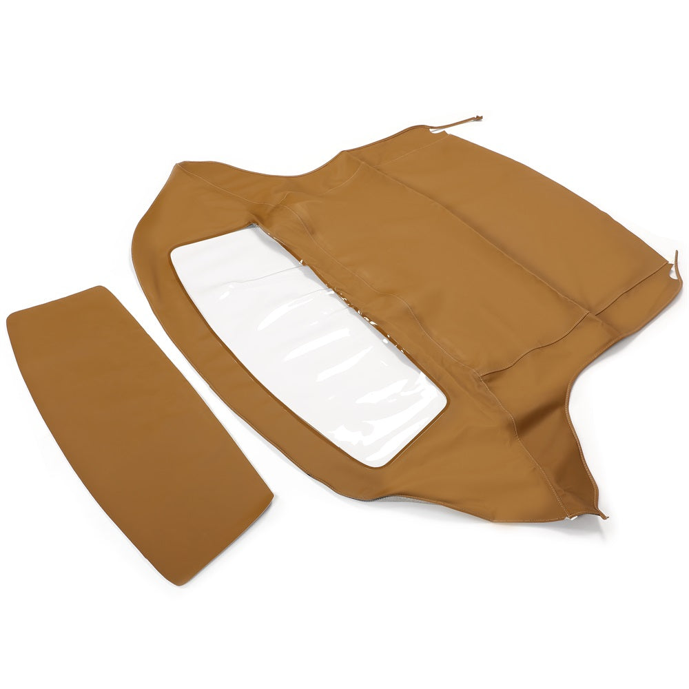 Convertible Soft Top Compatible with 1996-2002 BMW Z3 & M Roadster Convertibles w/Plastic Window Tan Cabrio