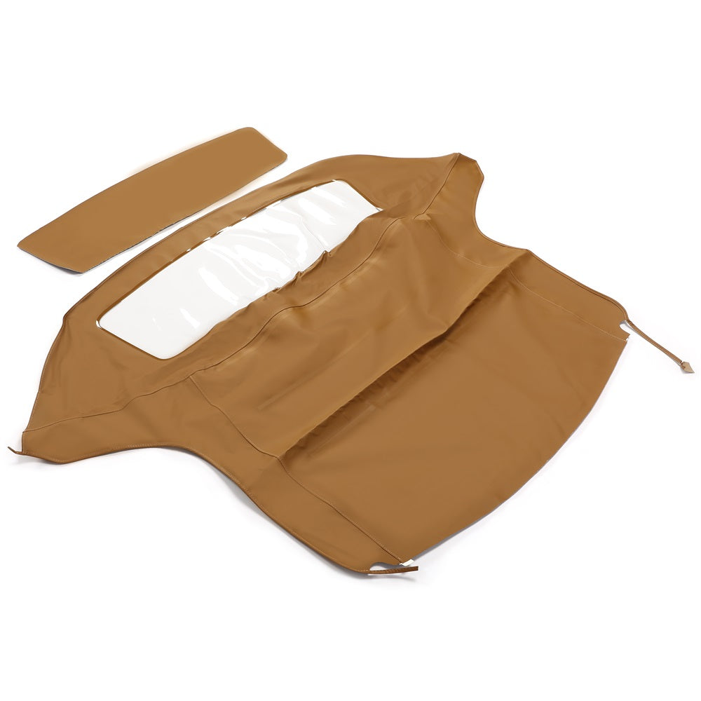 Convertible Soft Top Compatible with 1996-2002 BMW Z3 & M Roadster Convertibles w/Plastic Window Tan Cabrio