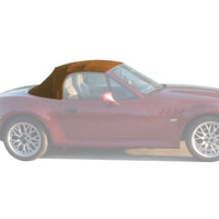 Load image into Gallery viewer, YIKATOO® Convertible Soft Top Compatible with 1996-2002 BMW Z3 &amp; M Roadster Convertibles w/Plastic Window Tan Cabrio -junior
