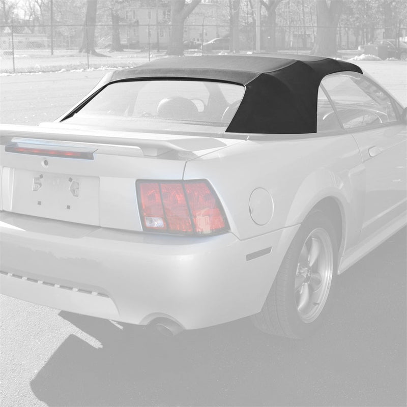 YIKATOO® Convertible Soft Top Black Canvas Roof with Heated Glass Window Compatible with 1994-2004 Ford Mustang -junior